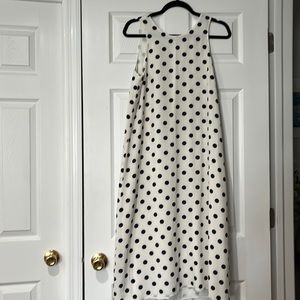 J. Crew Polkadot column maxi